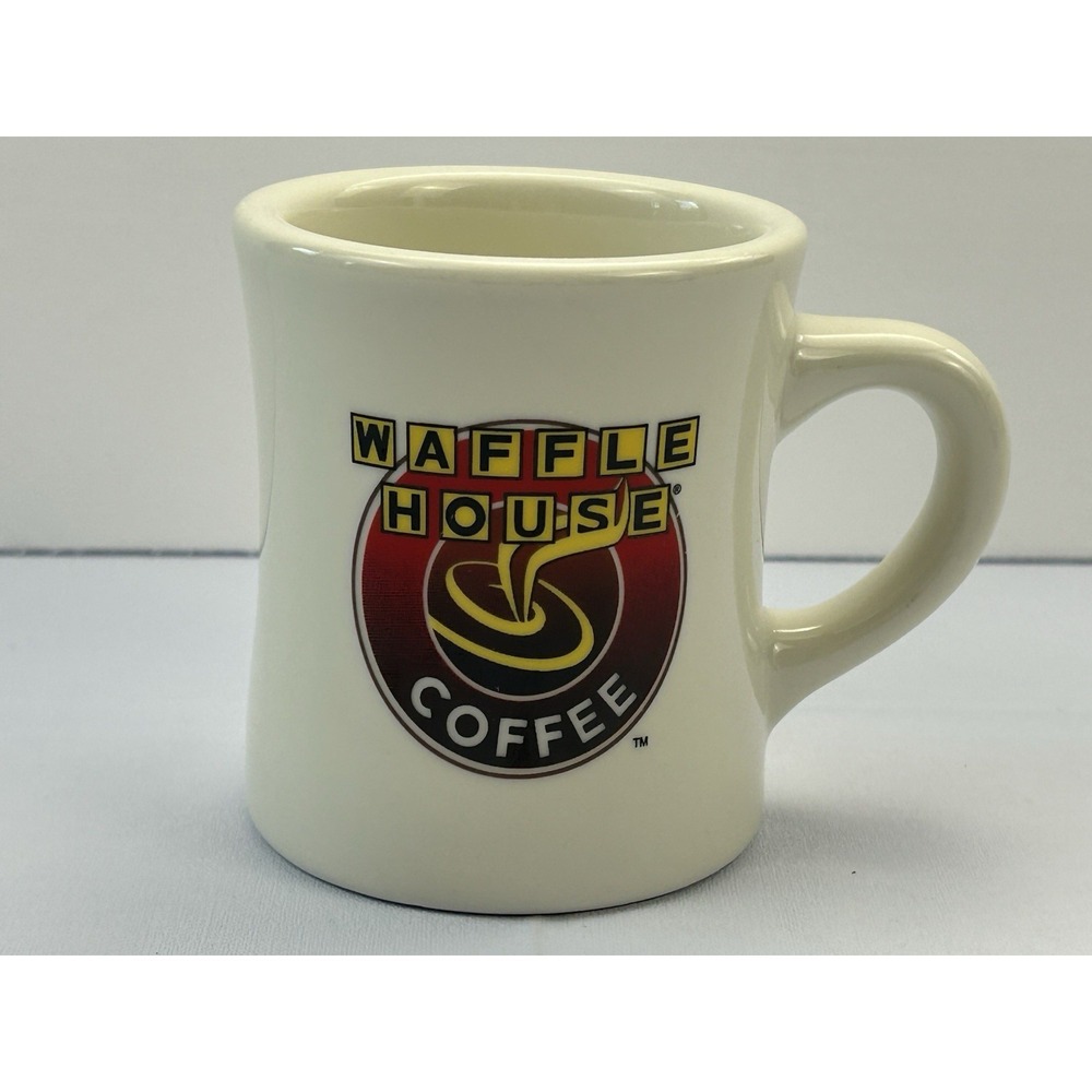 Waffle House Original Logo Coffee Mug Tuxton Heavy Diner Restaurant Ware Thick